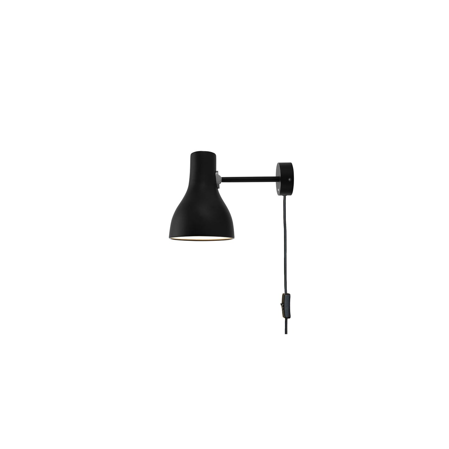 Type 75 Wall Light with Cable, Switch & Plug