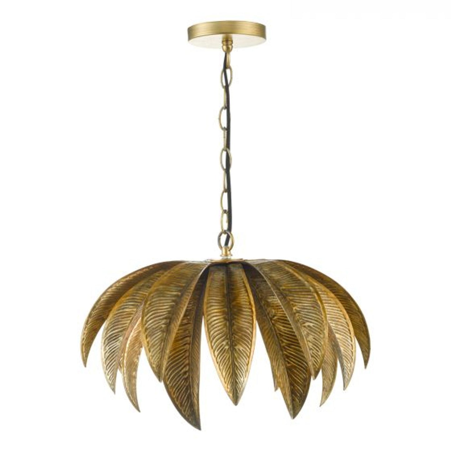 Cara 1-Light Pendant Antique Gold