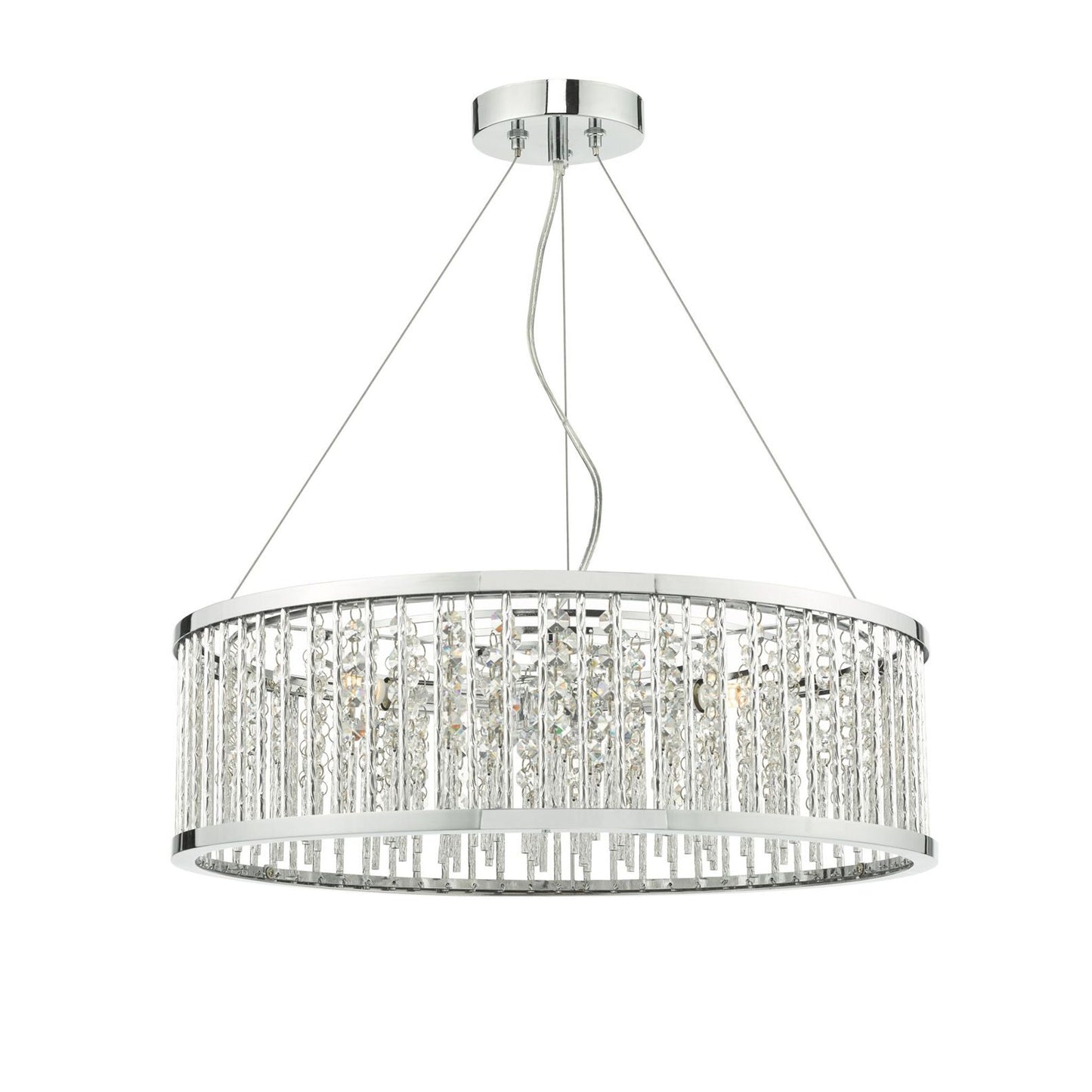 Nantes 5-Light Pendant Polished Chrome