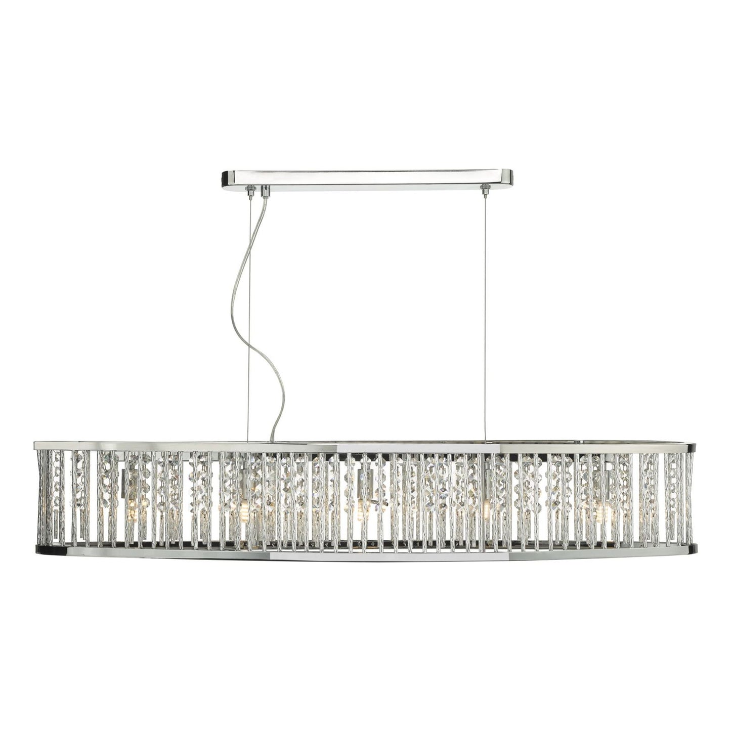 Nantes 5-Light Bar Pendant Polished Chrome