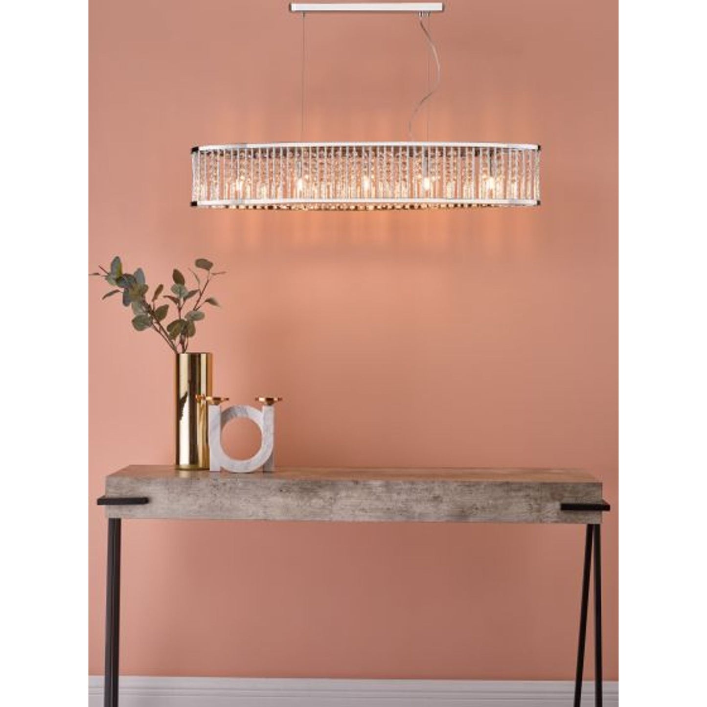 Nantes 5-Light Bar Pendant Polished Chrome