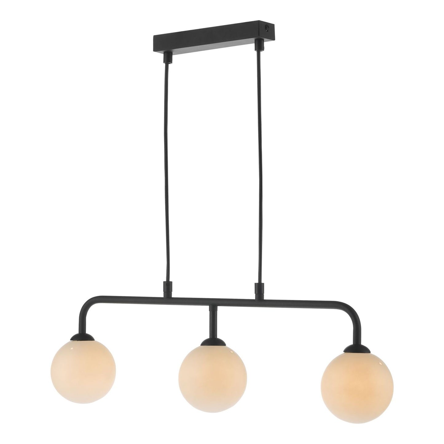 Feya 3-Light Bar Pendant Matt Black