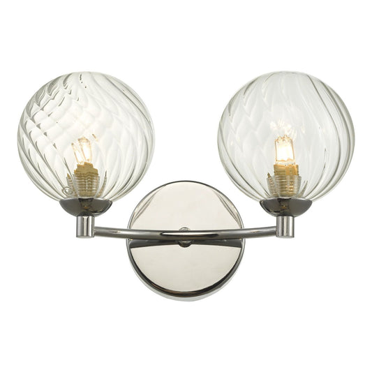 Izzy 2-Light Wall Lamp Polished Chrome