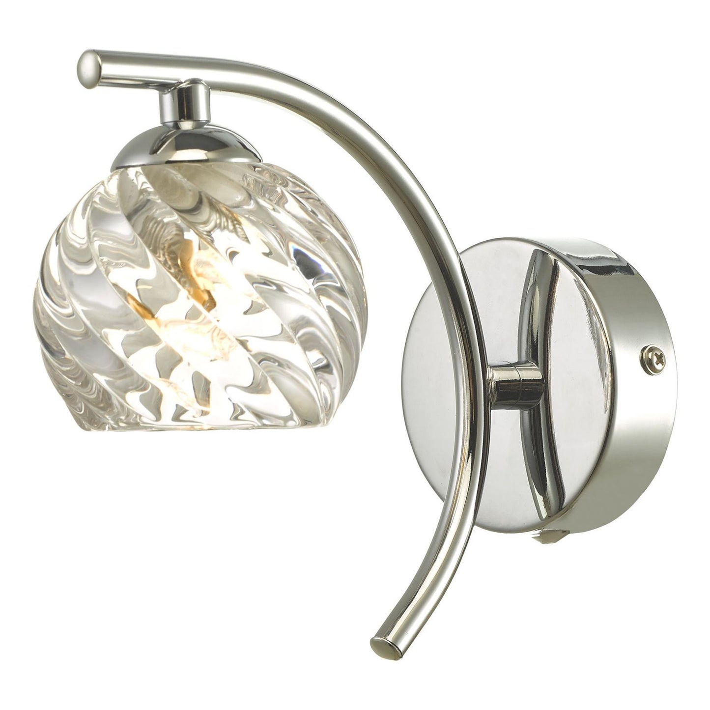 Nakita Twisted Glass Wall Light