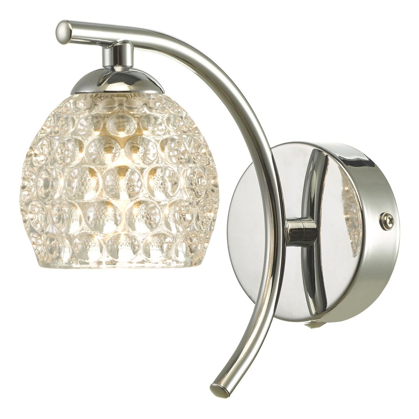 Nakita Dimpled Glass Wall Light