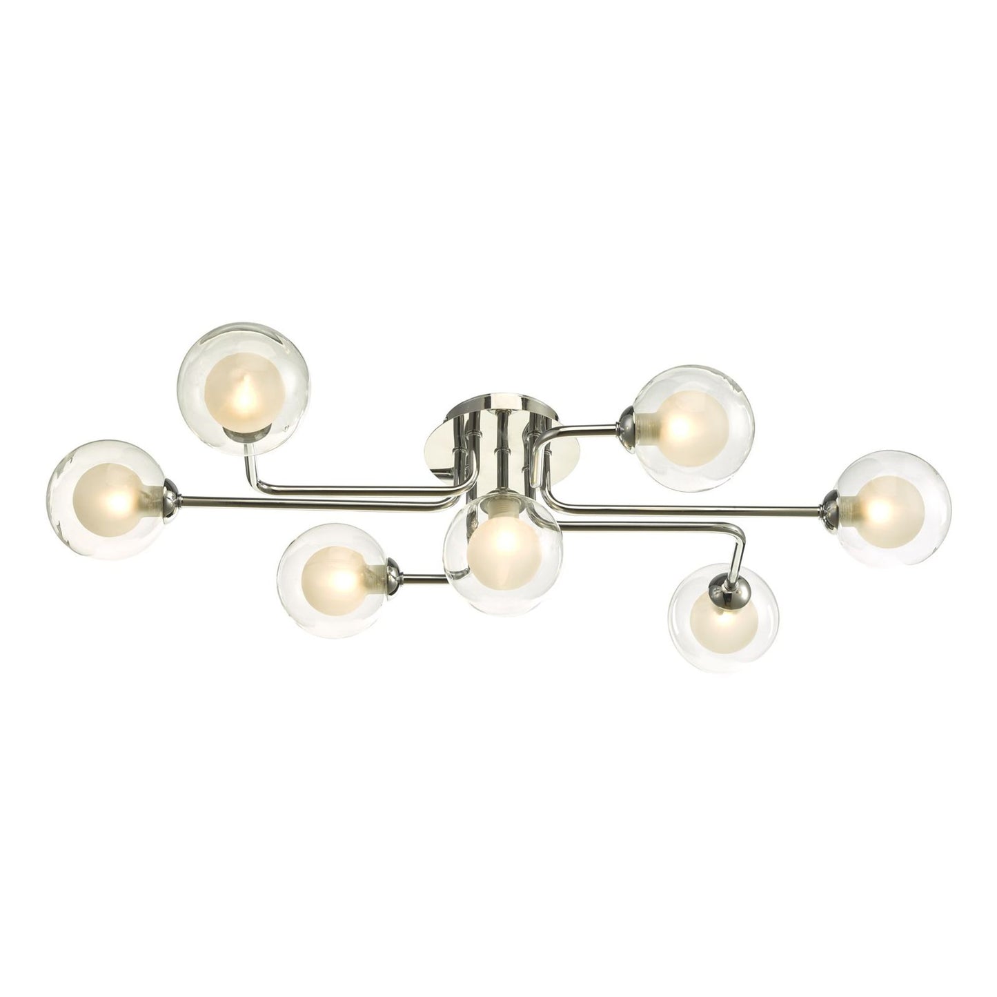 Reyna 7-Light Semi Flush Polished Chrome