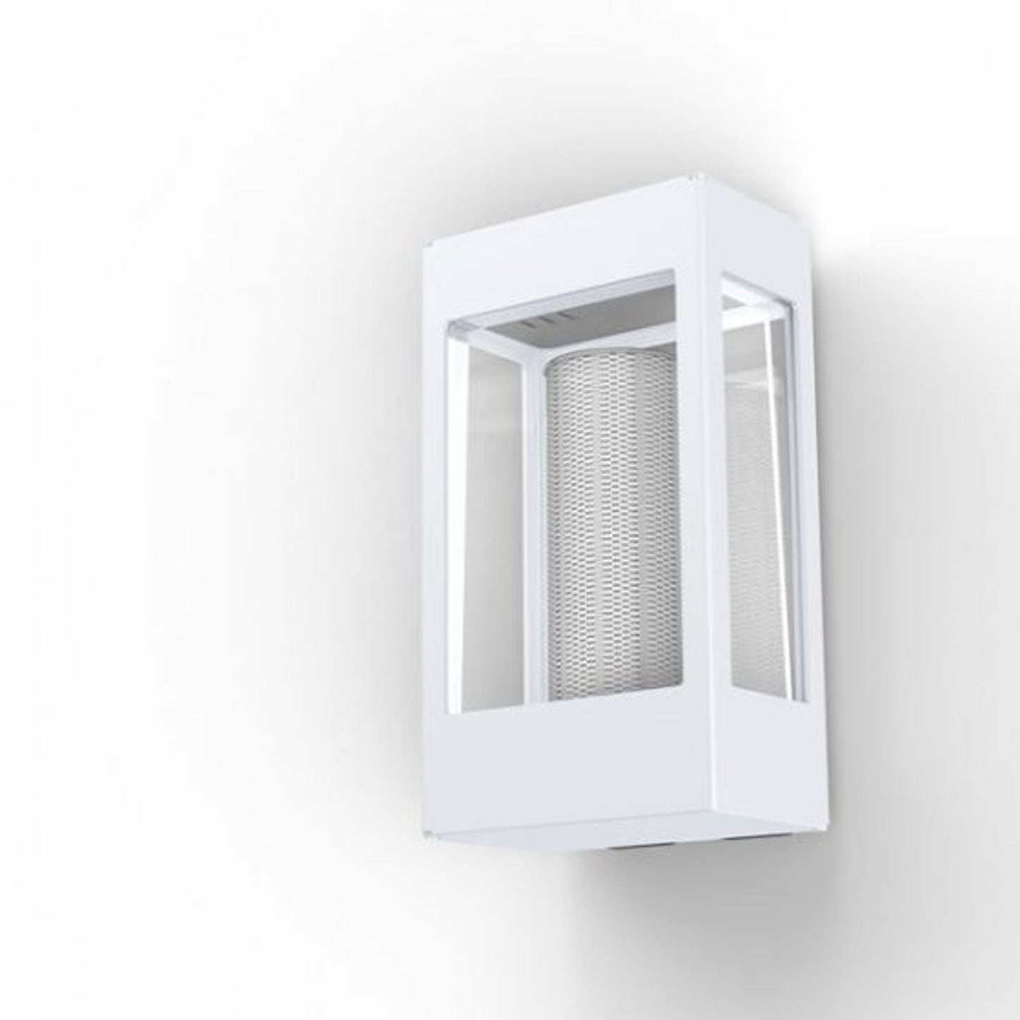 Tetra Model 1 Clear Glass E27 Wall Bracket with Extruded Aluminium Profile