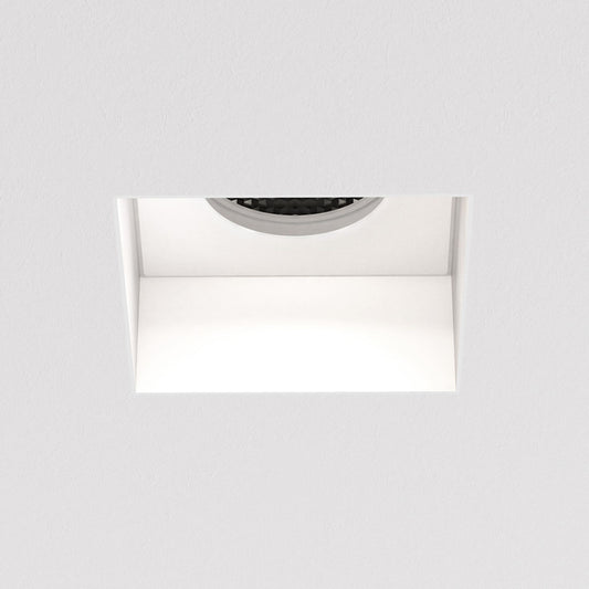 Trimless Square Fixed Ceiling Light Matt White