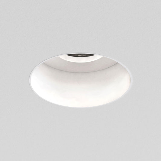 Trimless Round Fixed Ceiling Light Matt White