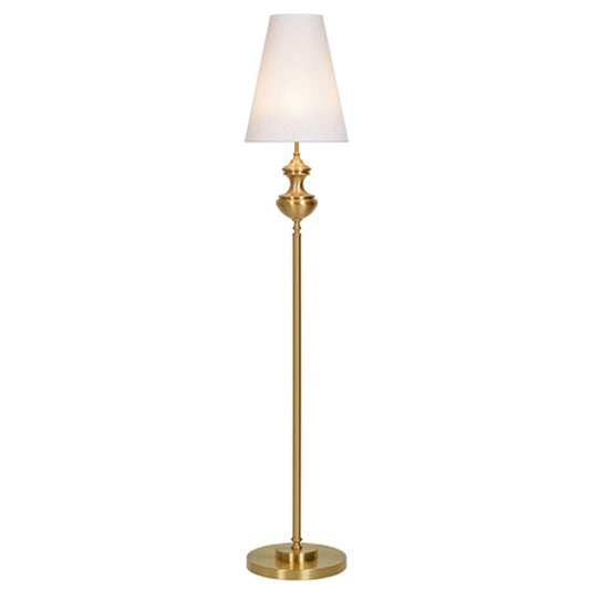 Atico Floor Lamp with White Shade