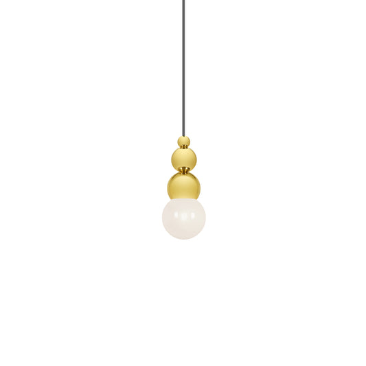 Spheres 3 LED Pendant with White Glass