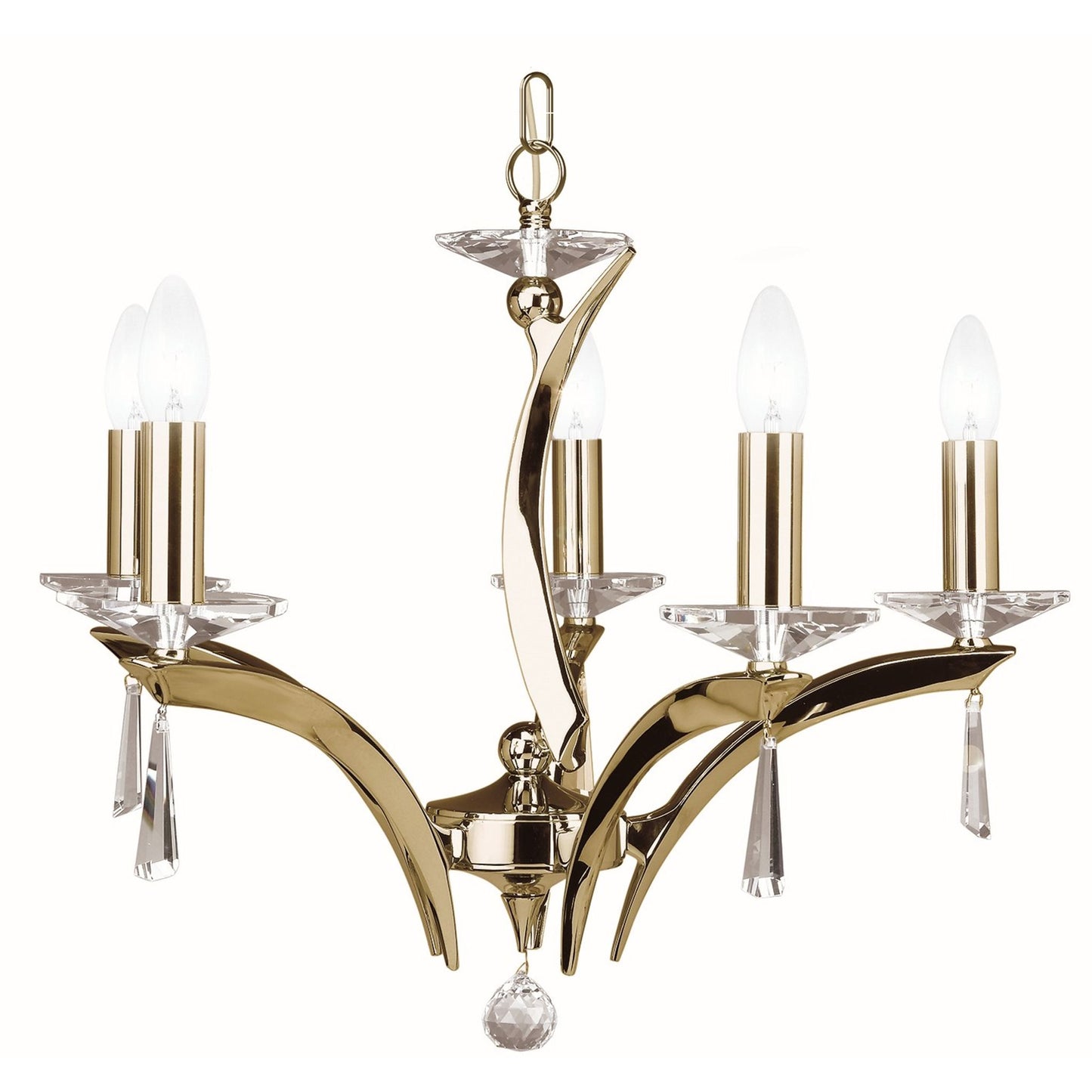 Forum 5-Light Chandelier with Asfour Lead Crystal