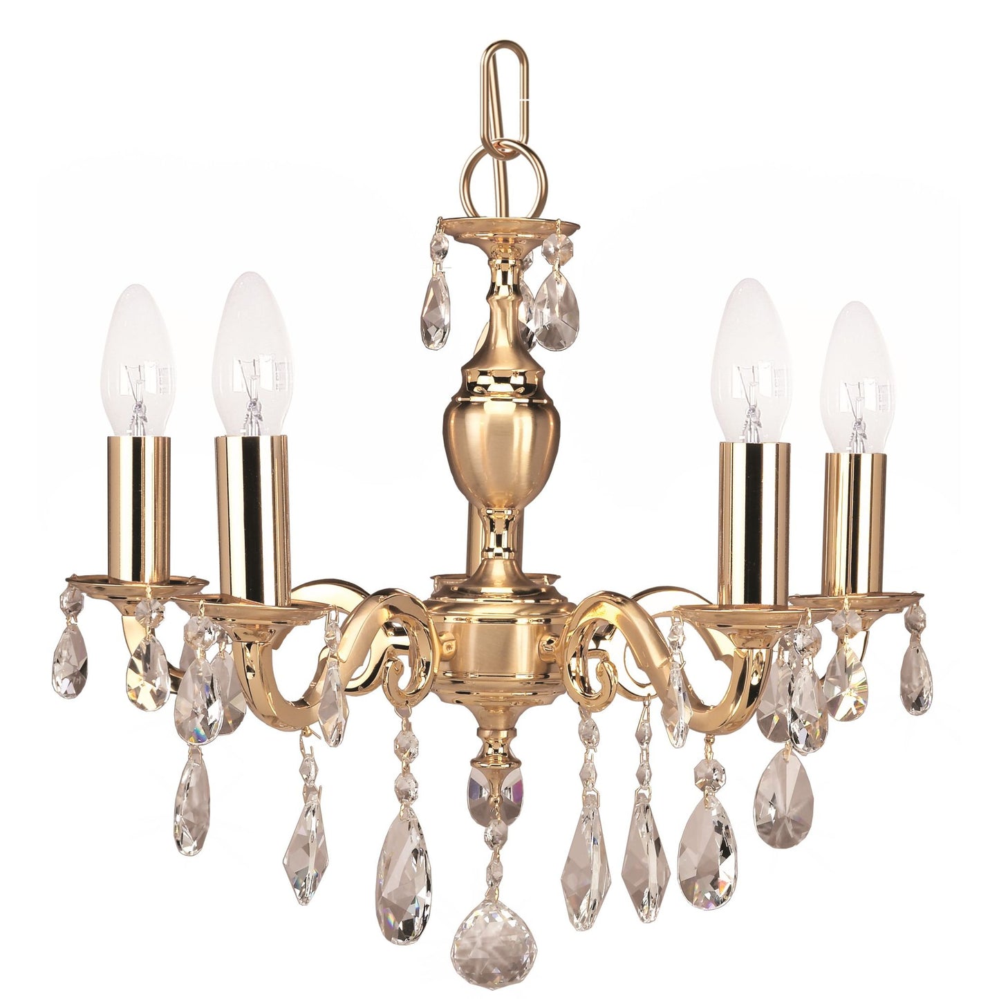 Lorraine 5-Light Chandelier with Asfour Lead Crystal