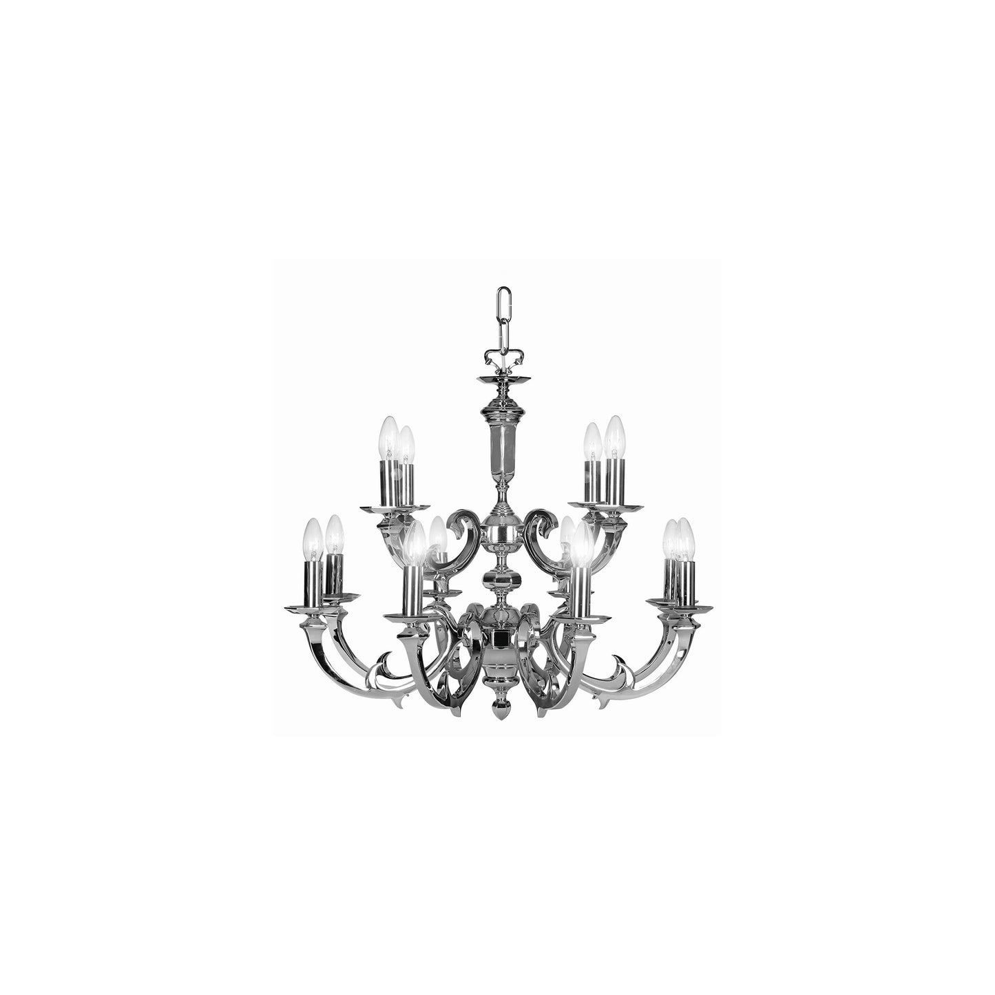 1701 12-Light Chandelier