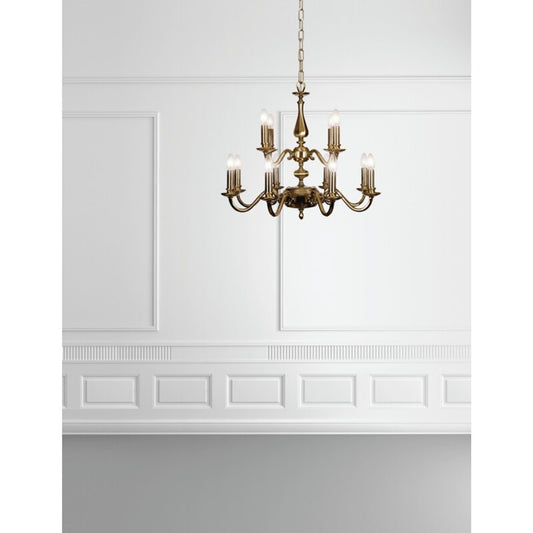 Georgian 12-Light Chandelier