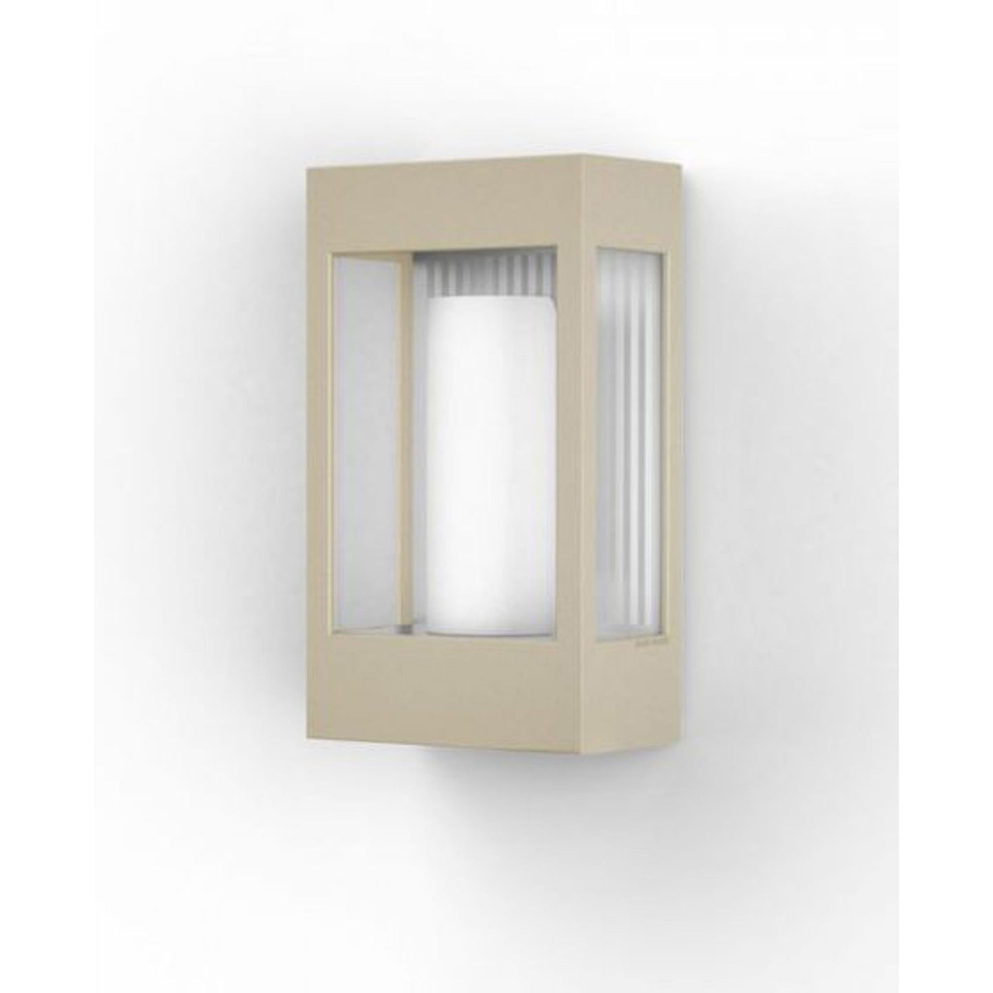 Brick Clear Glass Decorative Wall Light with Polycarbonate Removable Bulb Cover