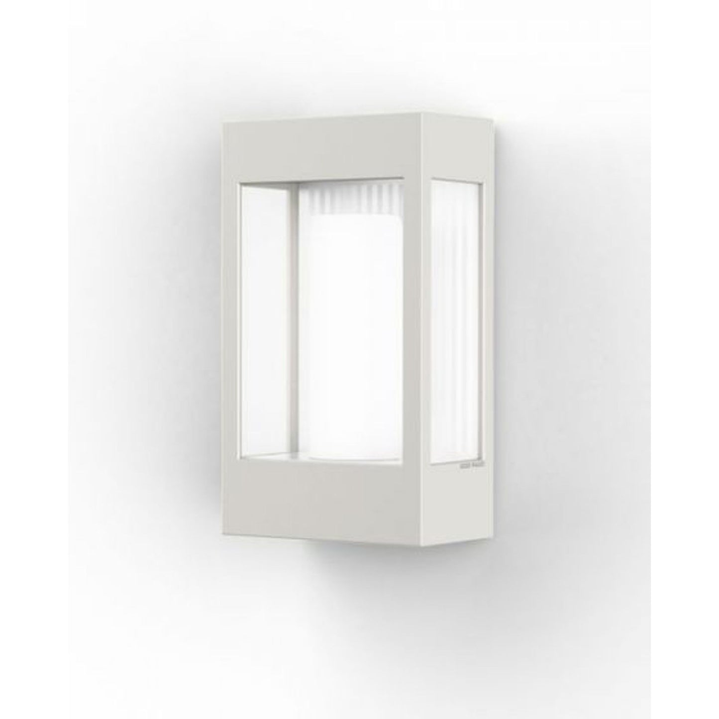 Brick Clear Glass Decorative Wall Light with Polycarbonate Removable Bulb Cover