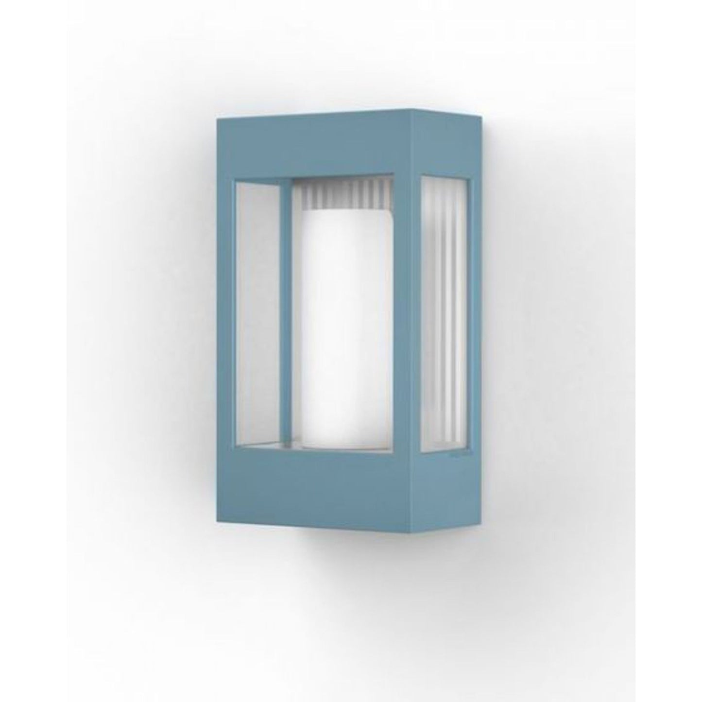 Brick Clear Glass Decorative Wall Light with Polycarbonate Removable Bulb Cover