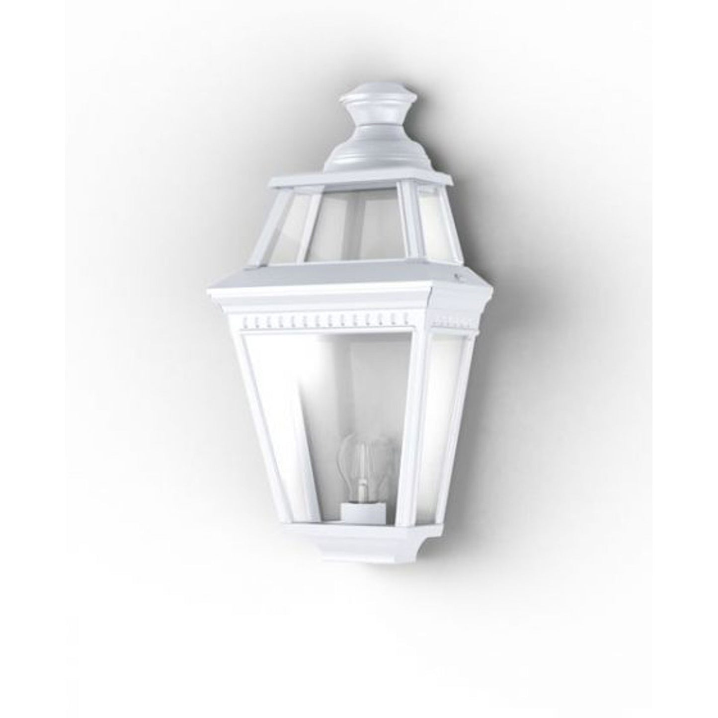 Place Des Vosges 3 Clear Glass Wall Light with Four-Sided Lantern