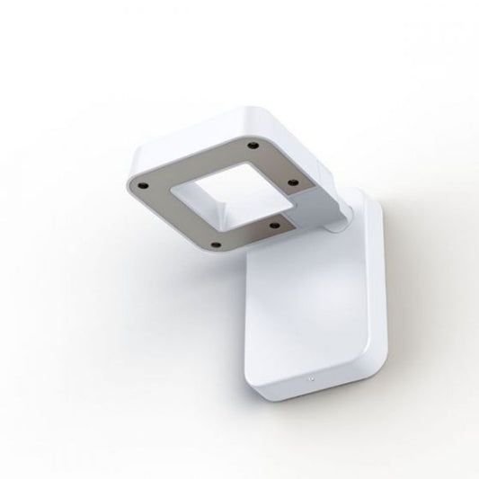 Square Satin Multi-Position 4500K LED Wall Light with Directable Lamp Head