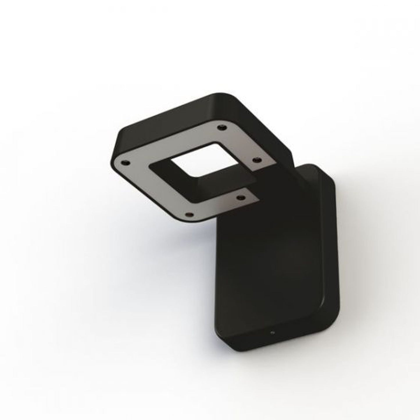 Square Satin Multi-Position 4500K LED Wall Light with Directable Lamp Head