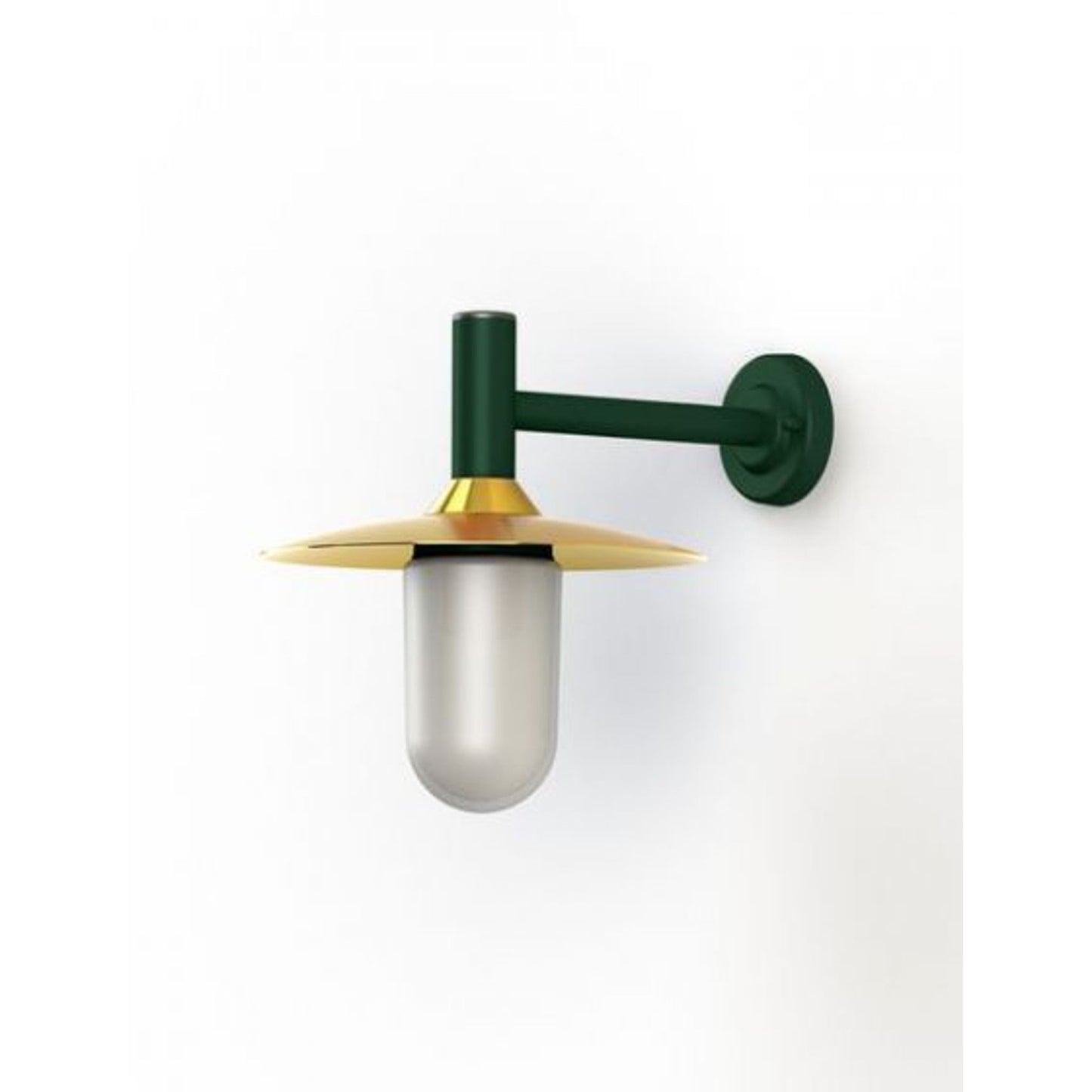 Montana Model 3 Opal Glass & Copper Shade Wall Light with Cast Aluminium Bracket