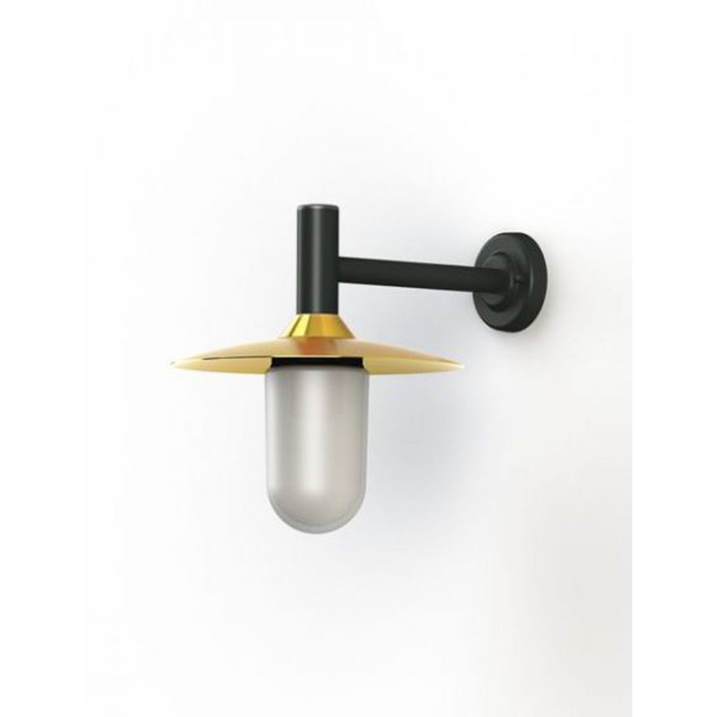 Montana Model 3 Opal Glass & Copper Shade Wall Light with Cast Aluminium Bracket