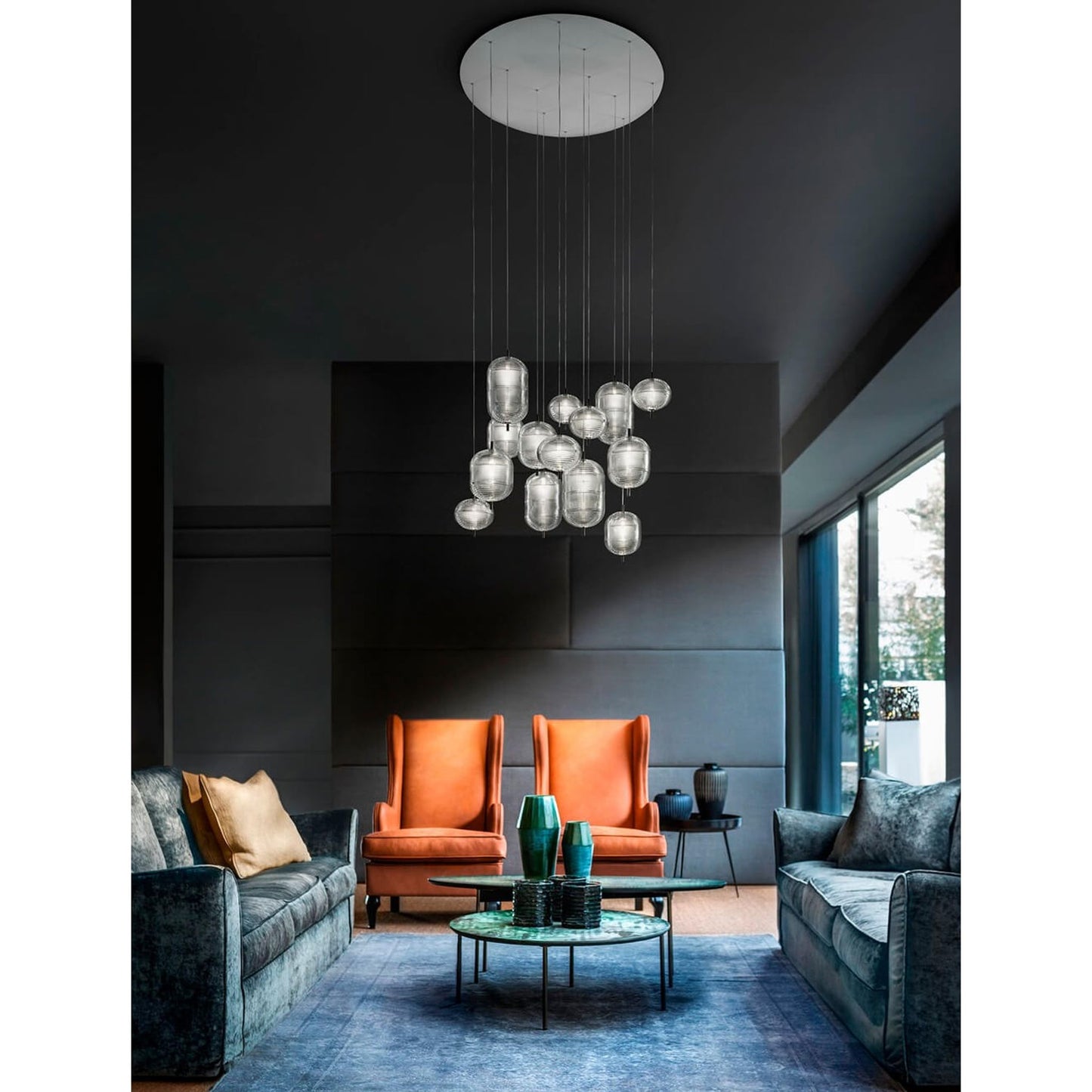 Jefferson Mini Clear Glass LED Pendant