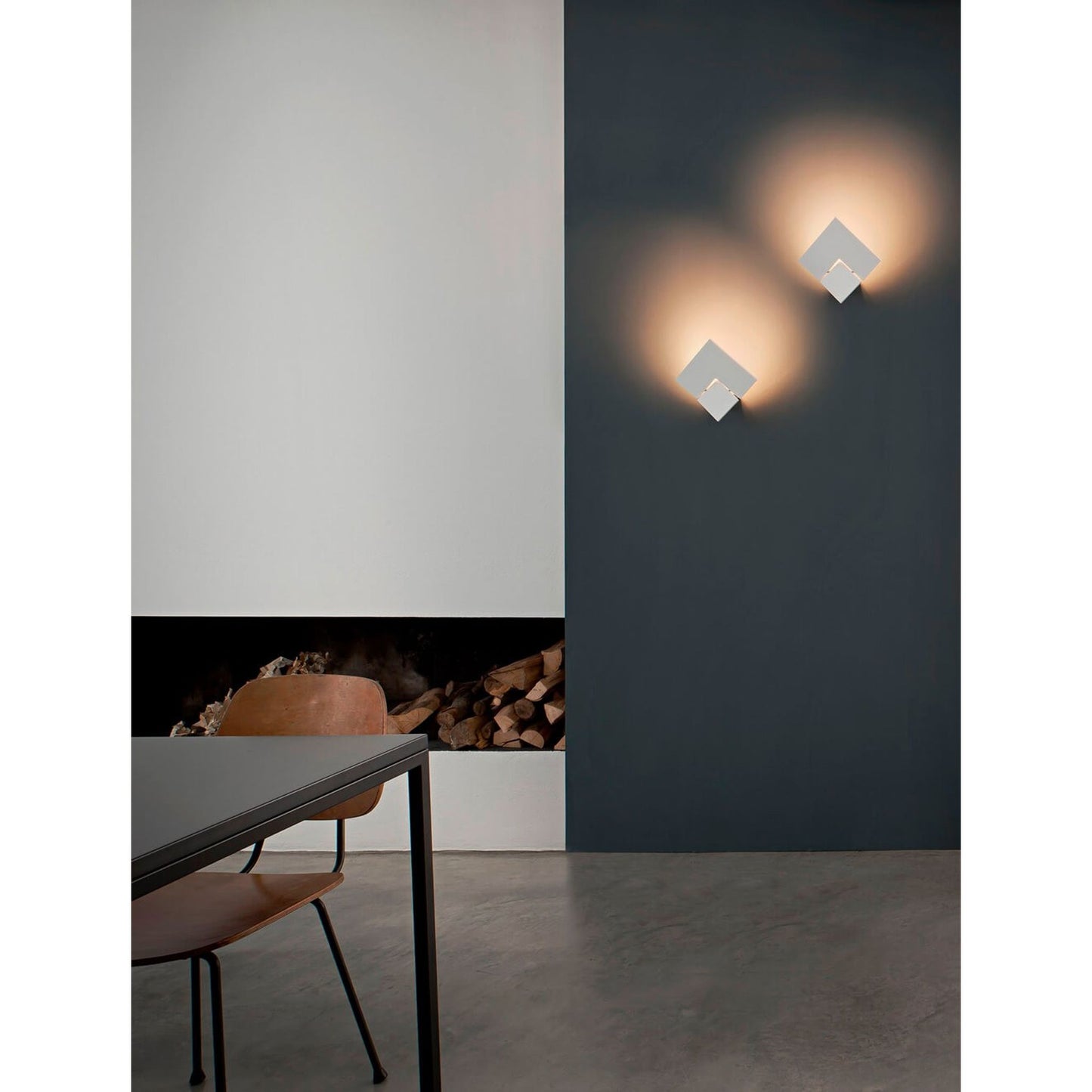 Puzzle Twist LED Wall Light Matt White