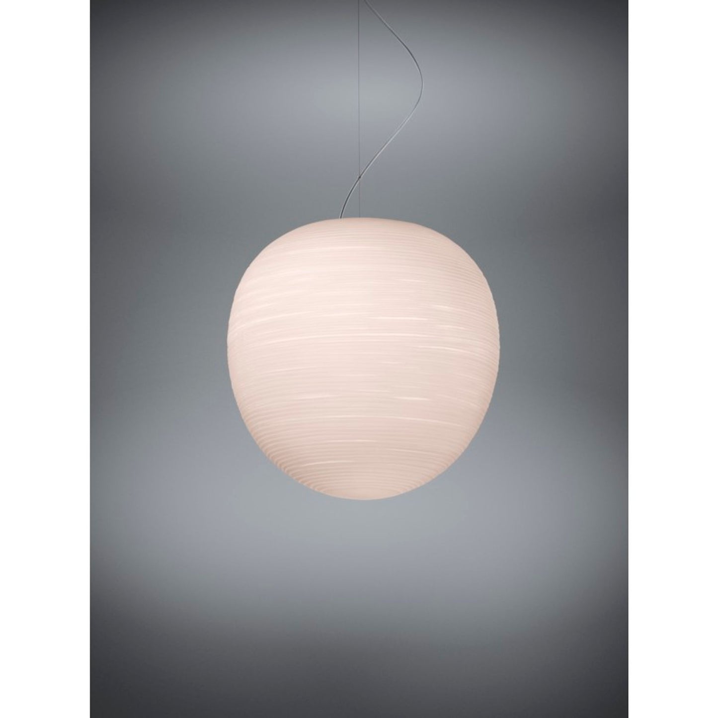 Rituals XL Blown Glass Pendant with Lacquered Metal