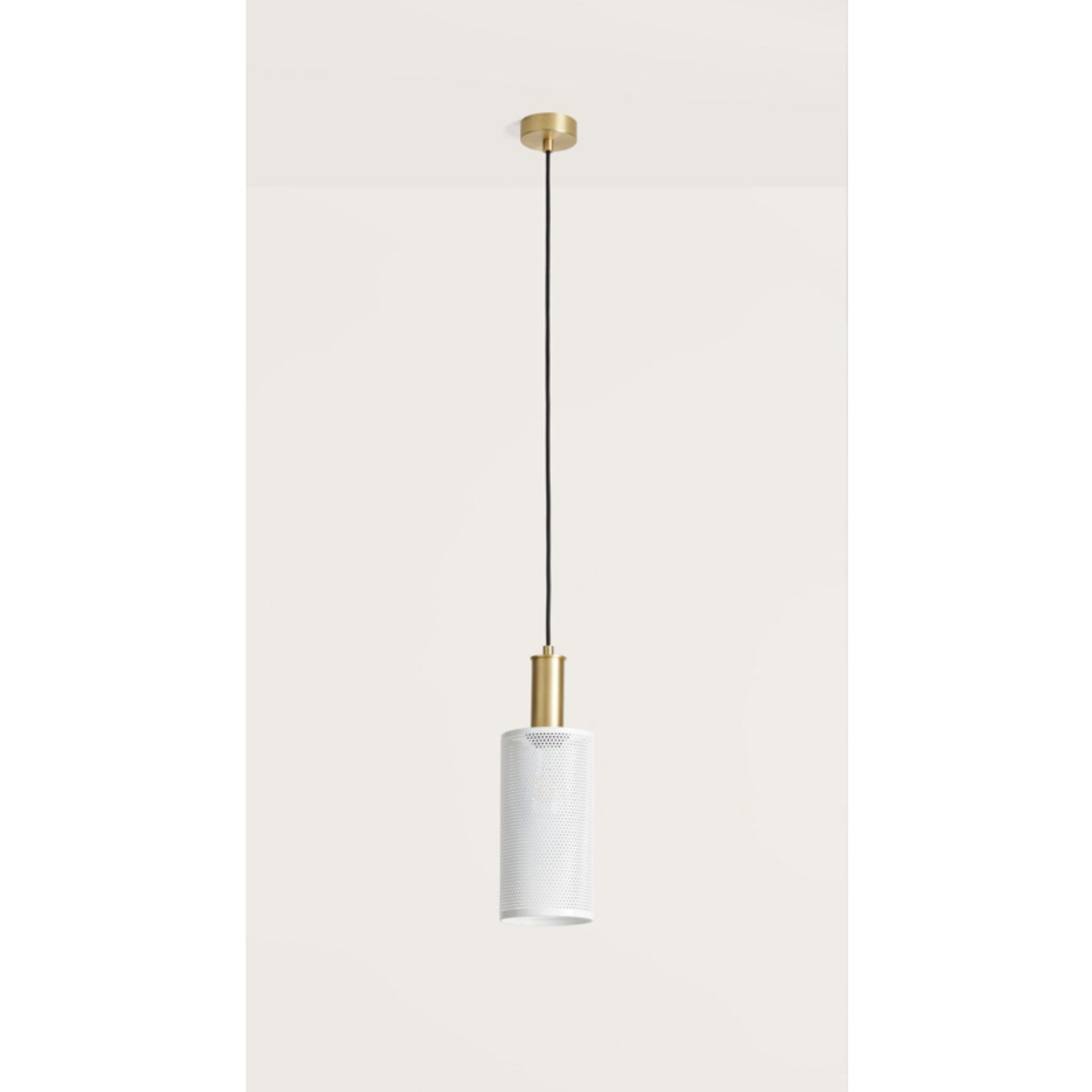 Fito Small Pendant Matt Brass with Rack