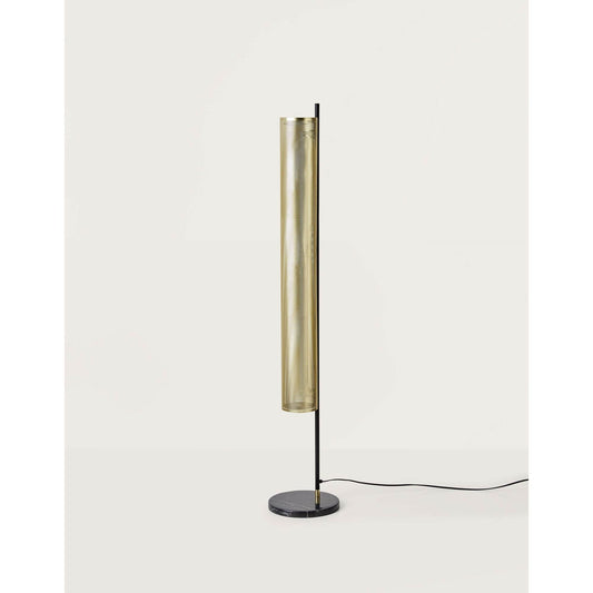 Fito Floor Lamp Matt Black & Brass