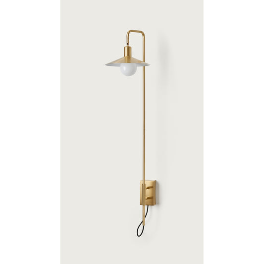 Rain Wall Light Brass