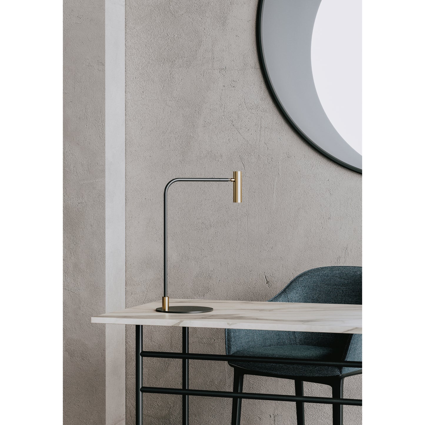 Maru Matt Back LED Table Lamp