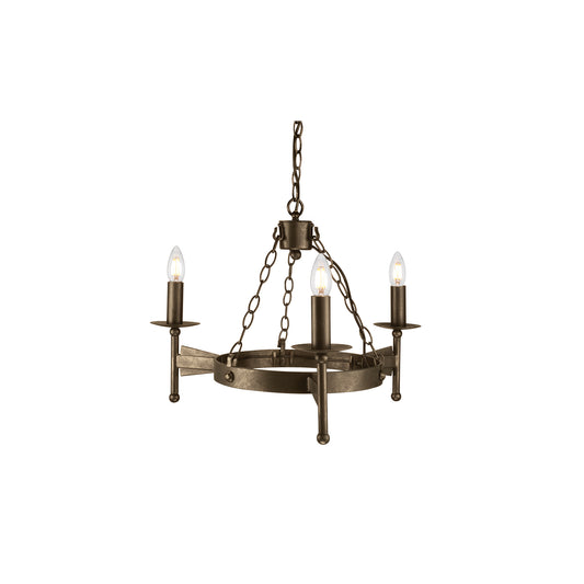 Cromwell 3-Light Chandelier Old Bronze