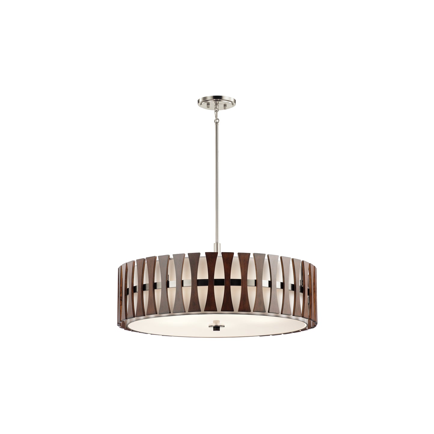 Cirus 5-Light Pendant Auburn Stained Wood