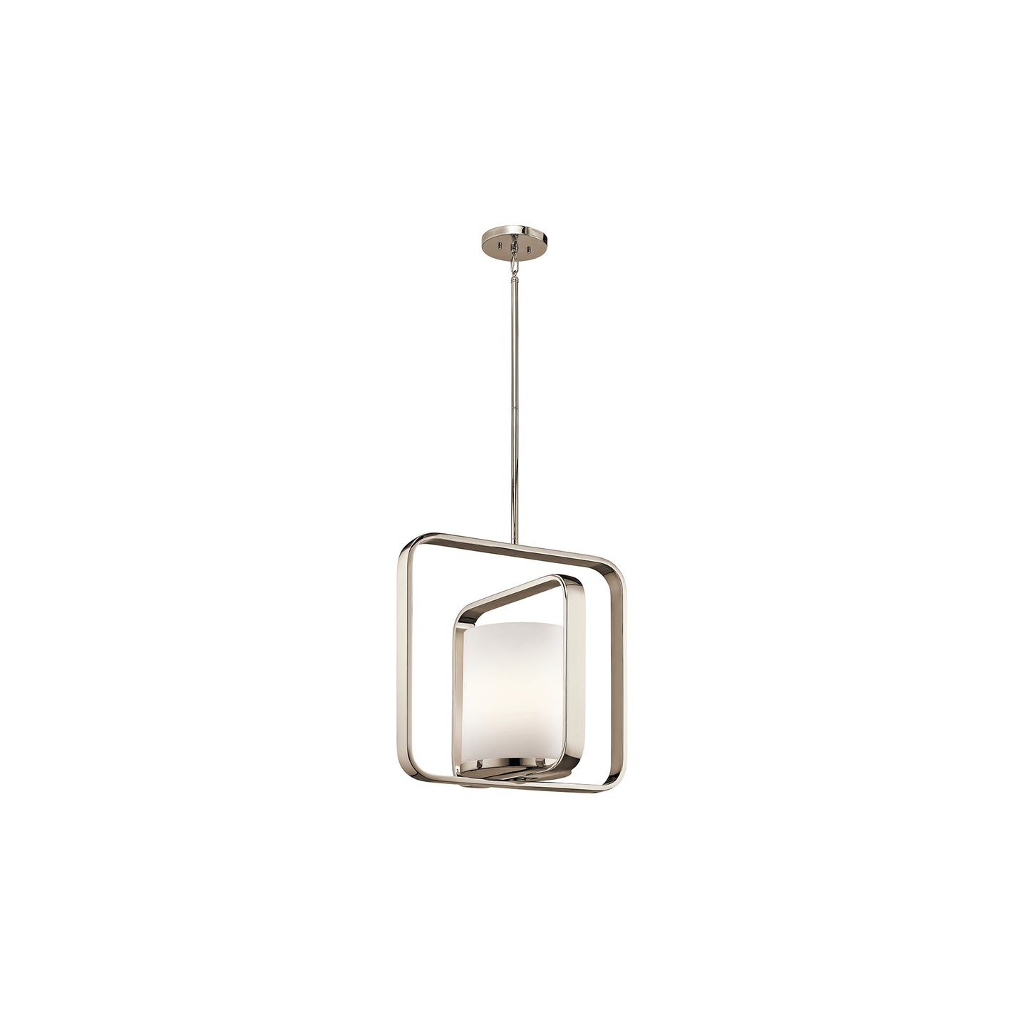 City Loft 1-Light Large Pendant Polished Nickel