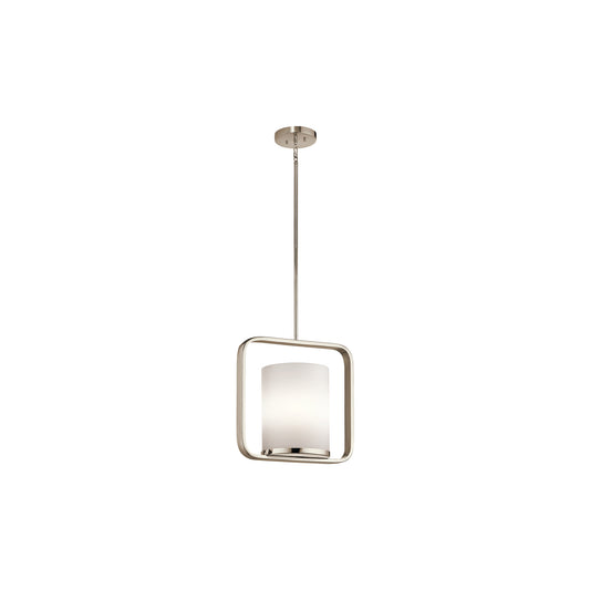 City Loft 1-Light Medium Pendant Polished Nickel