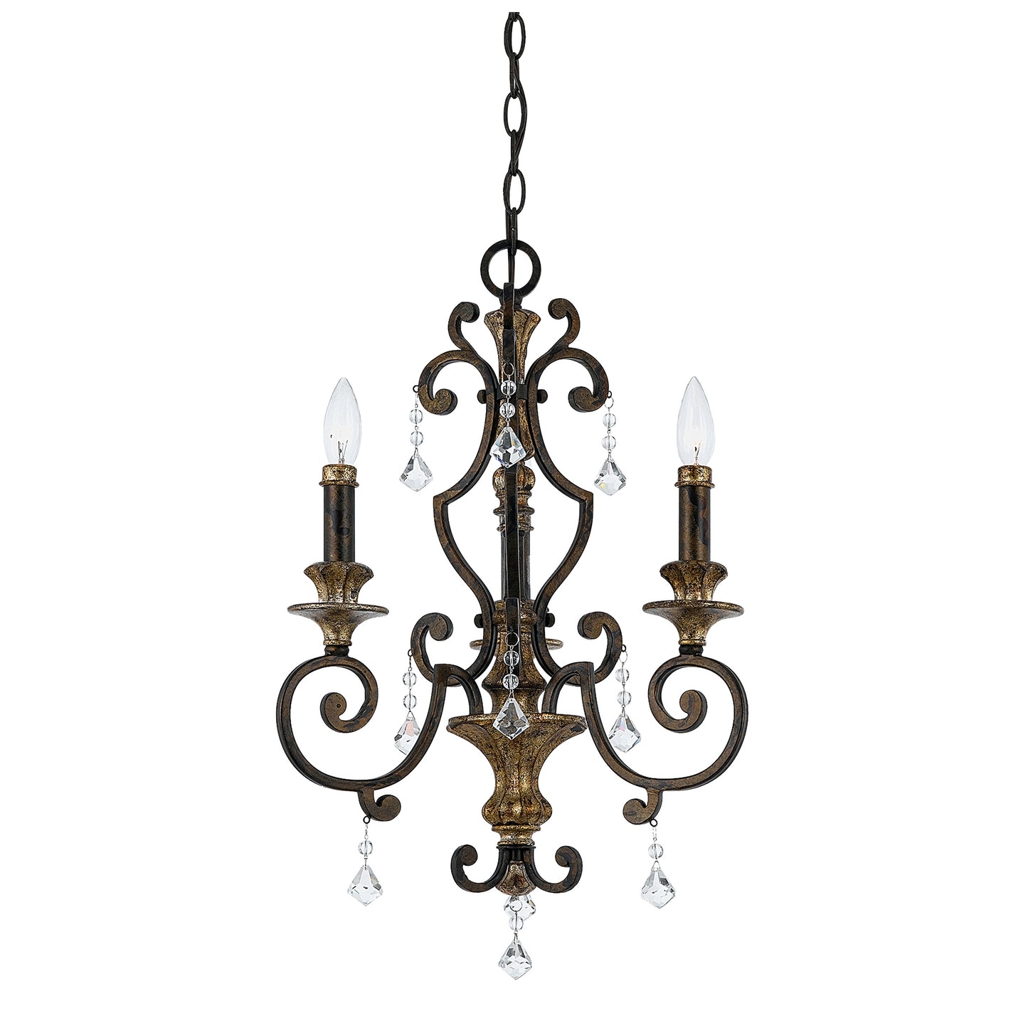 Marquette 3-Light Chandelier Heirloom