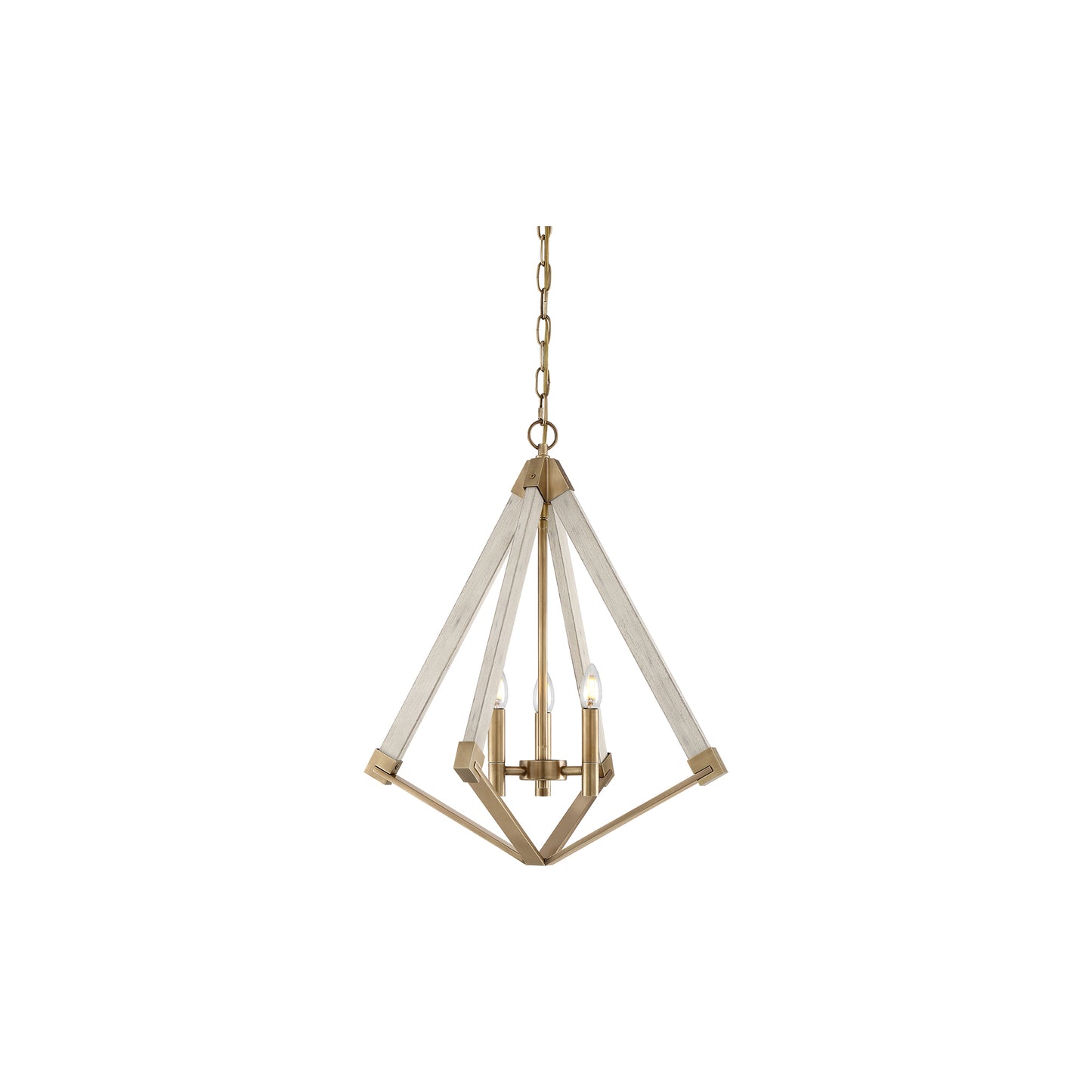 View Point 3-Light Pendant Weathered Brass