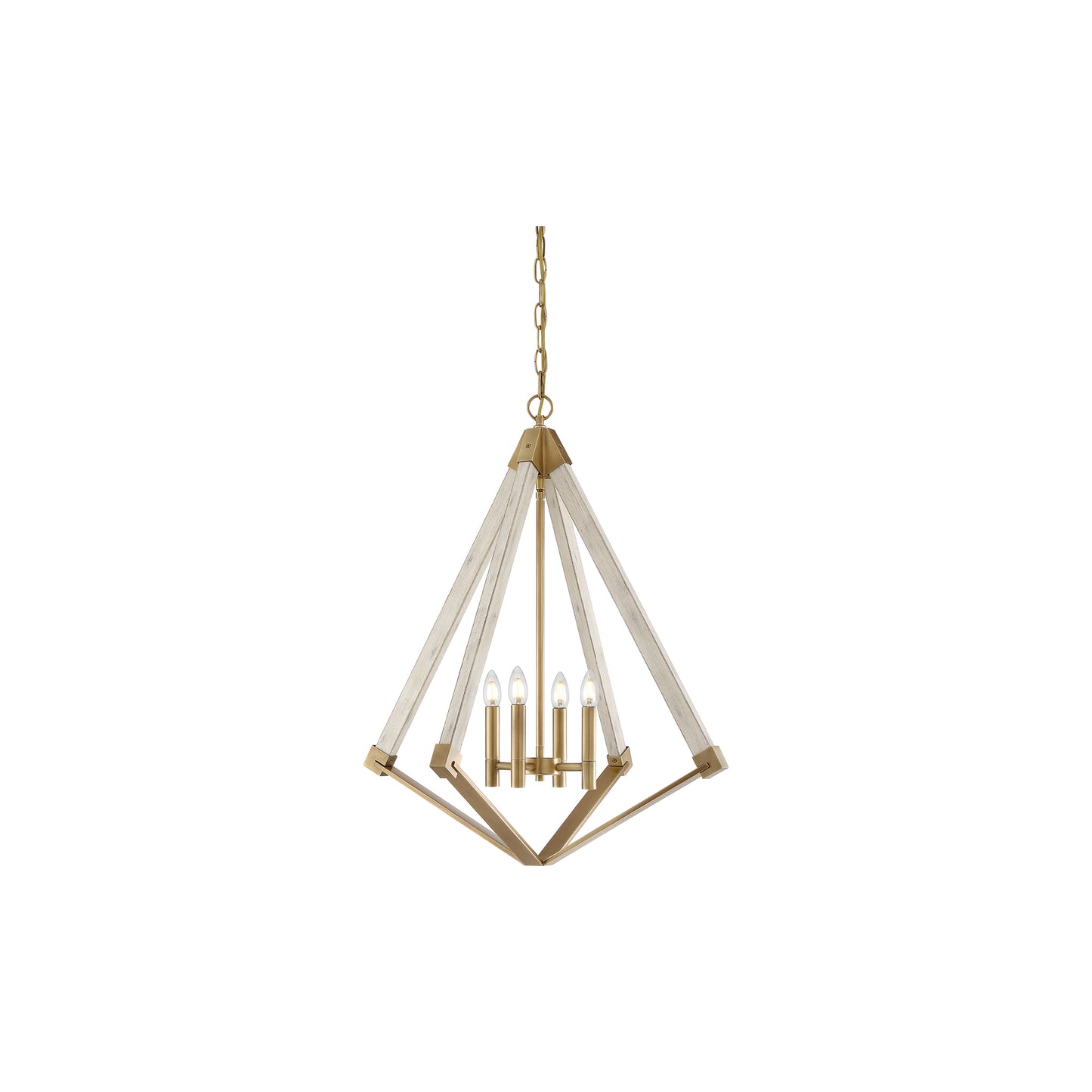 View Point 4-Light Pendant Weathered Brass