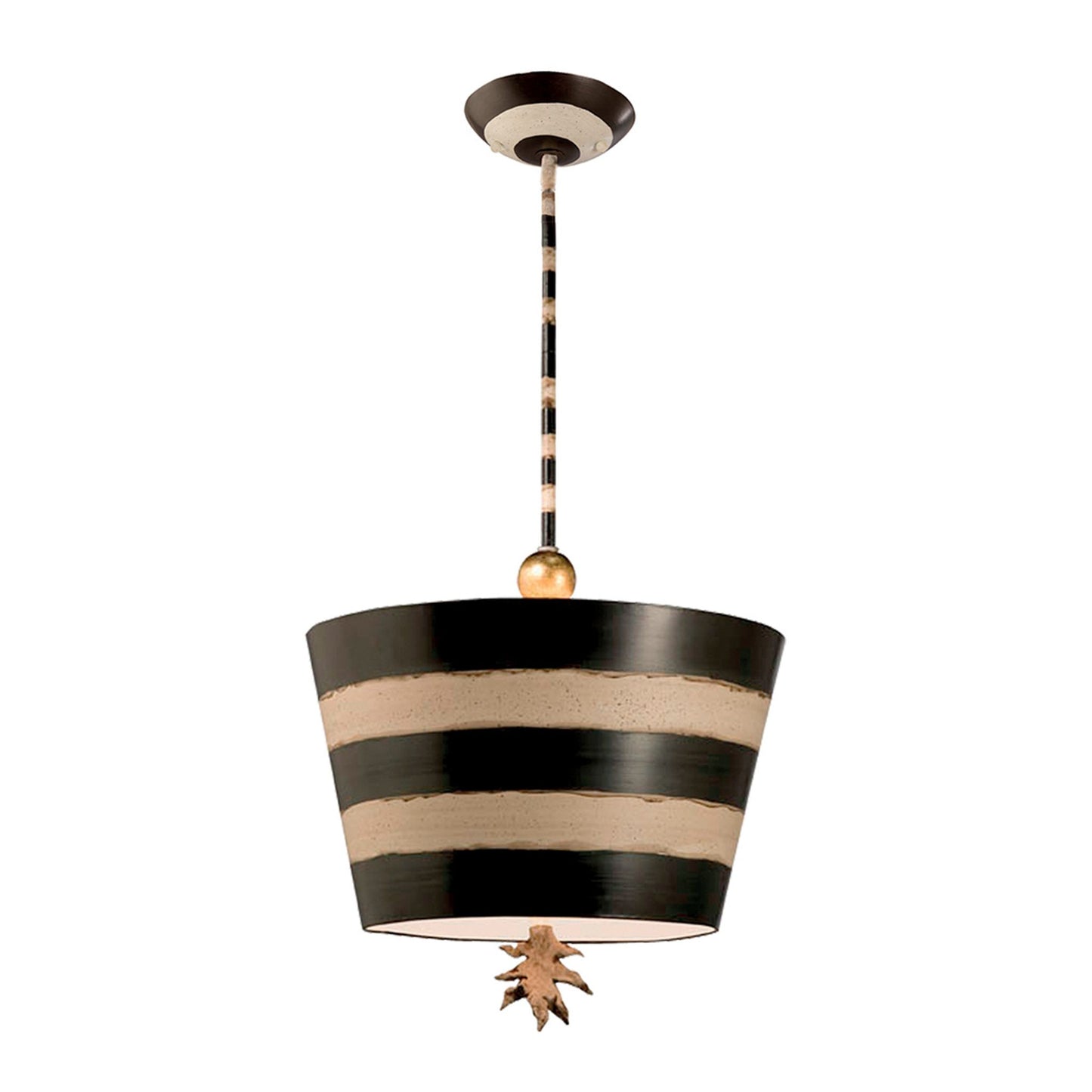 South Beach 1-Light Pendant Black & White