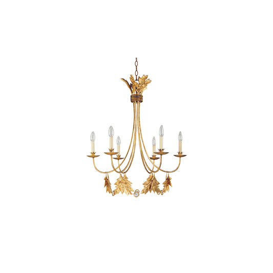 Sweet Olive 6-Light Chandelier Gilded Gold