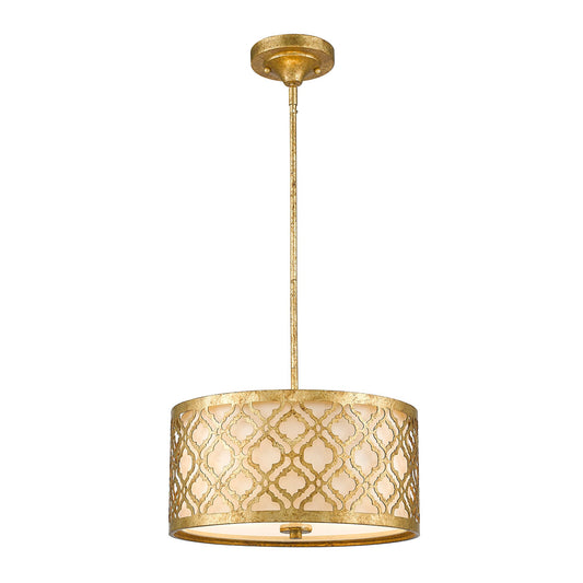 Arabella 2-Light Duo-Mount Medium Pendant Distressed Gold