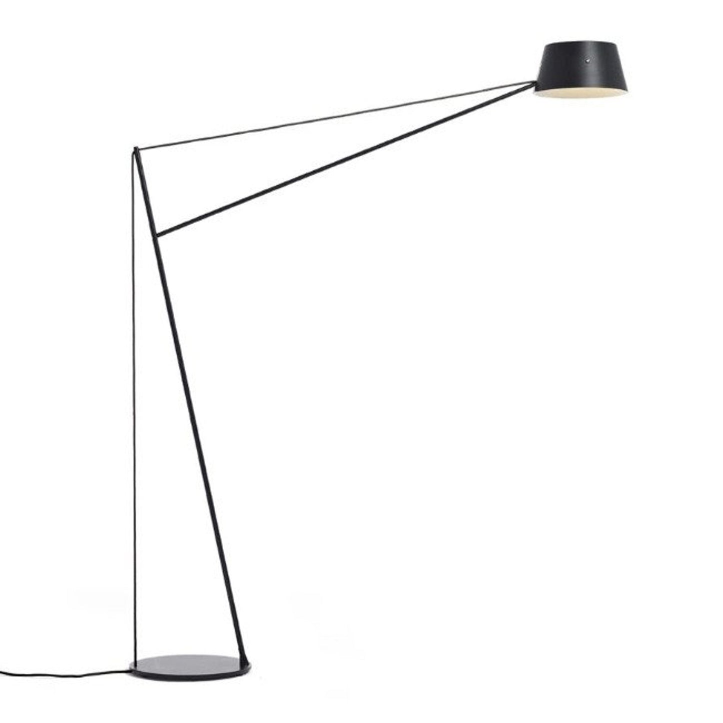 Spar LED Floor Lamp in Black