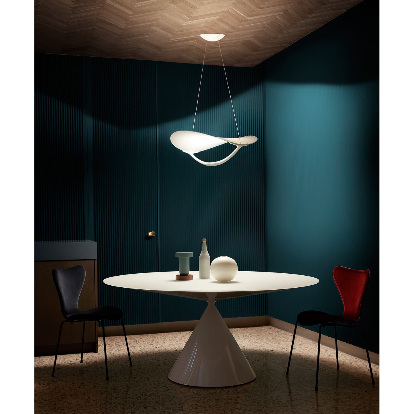 Plena Dimmable LED Pendant White