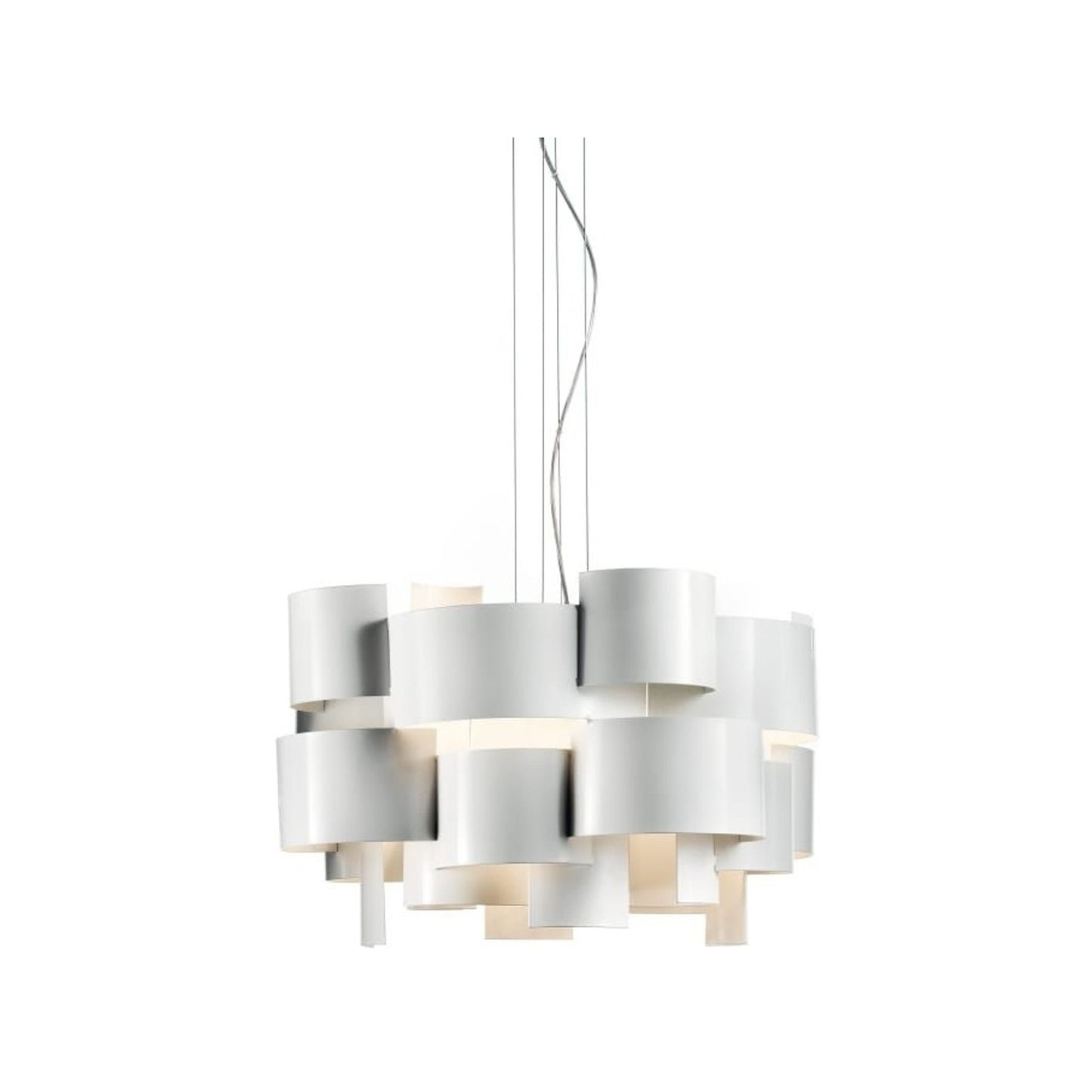 Cloud 9-Light Pendant Glossy White