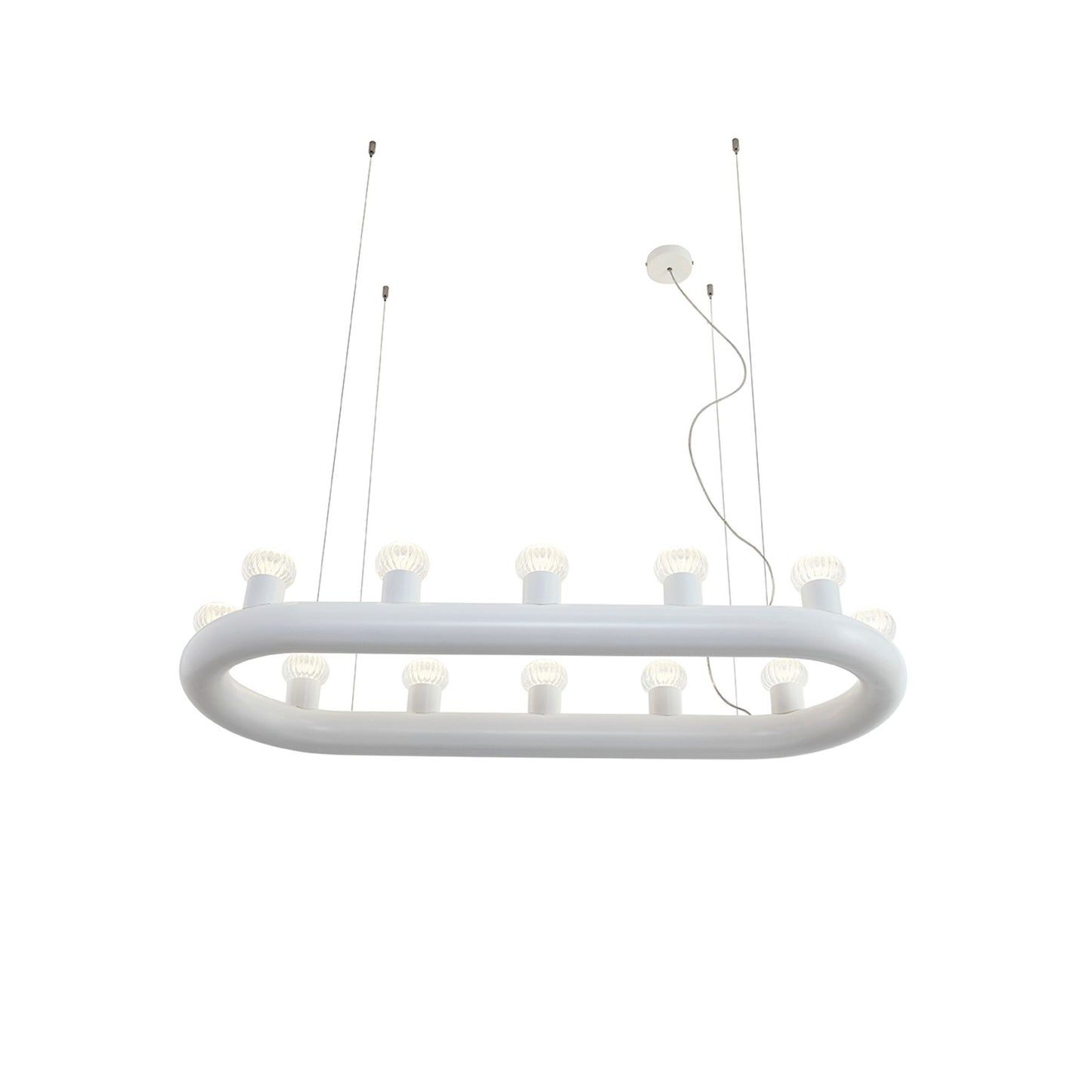 Kingdom 12-Light Oval Pendant