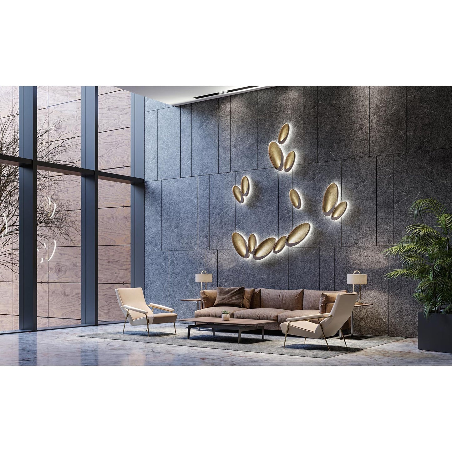 Petal A1 L LED Wall Light