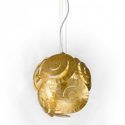 Buccia 8-Light Pendant Gold Leaf